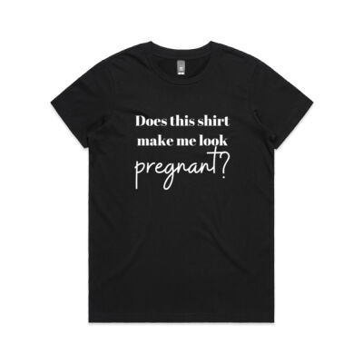 Does this shirt make me look pregnant? Thumbnail